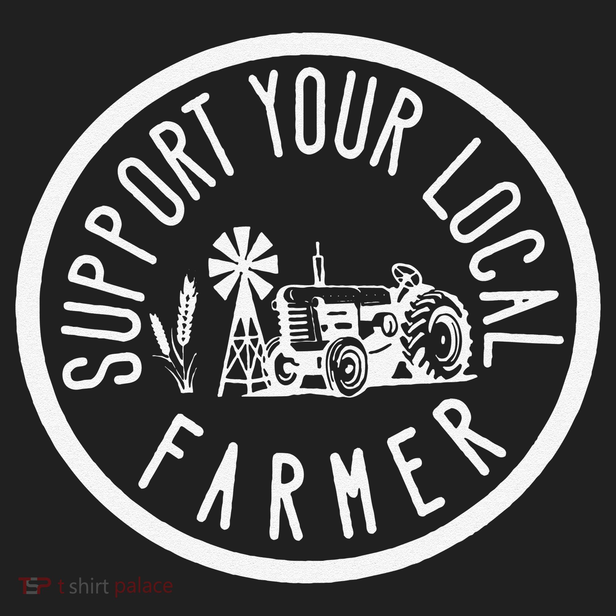 Funny Support Your Local Farmers Market Agriculture Beanie