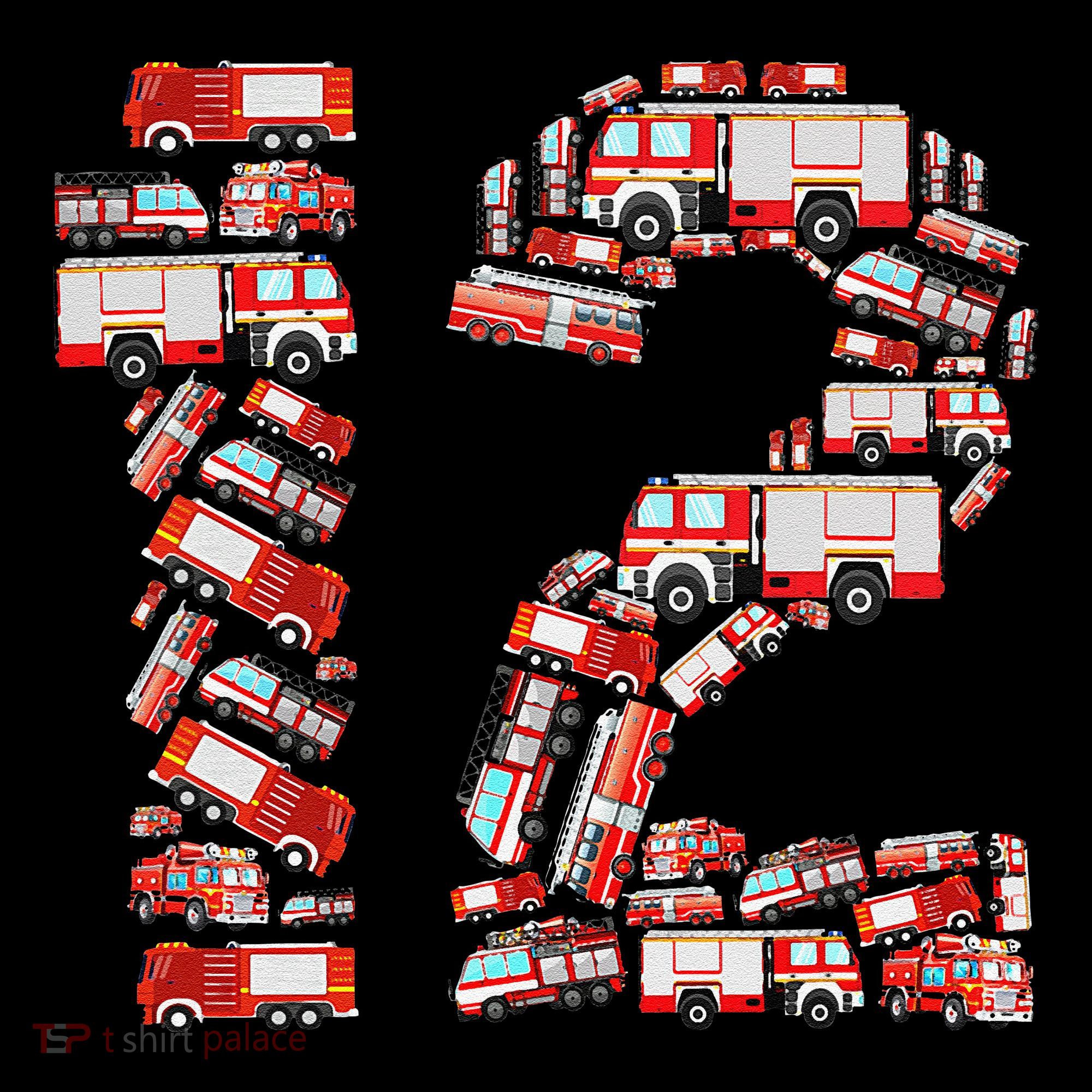 Fire Truck 12th Birthday  12 Years Old Firefighter Coffee Mug
