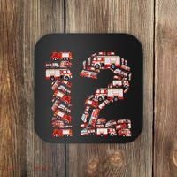 Fire Truck 12th Birthday  12 Years Old Firefighter Coaster thumb 0
