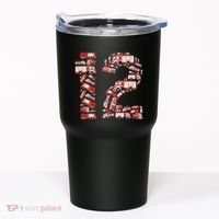 Fire Truck 12th Birthday  12 Years Old Firefighter Tumbler thumb 0