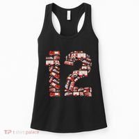 Fire Truck 12th Birthday  12 Years Old Firefighter Women's Tank Top thumb 0