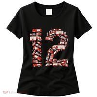 Fire Truck 12th Birthday  12 Years Old Firefighter Women's T-Shirt thumb 0