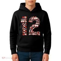 Fire Truck 12th Birthday  12 Years Old Firefighter Kids Hoodie thumb 4