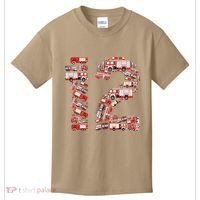 Fire Truck 12th Birthday  12 Years Old Firefighter Kids T-Shirt thumb 0