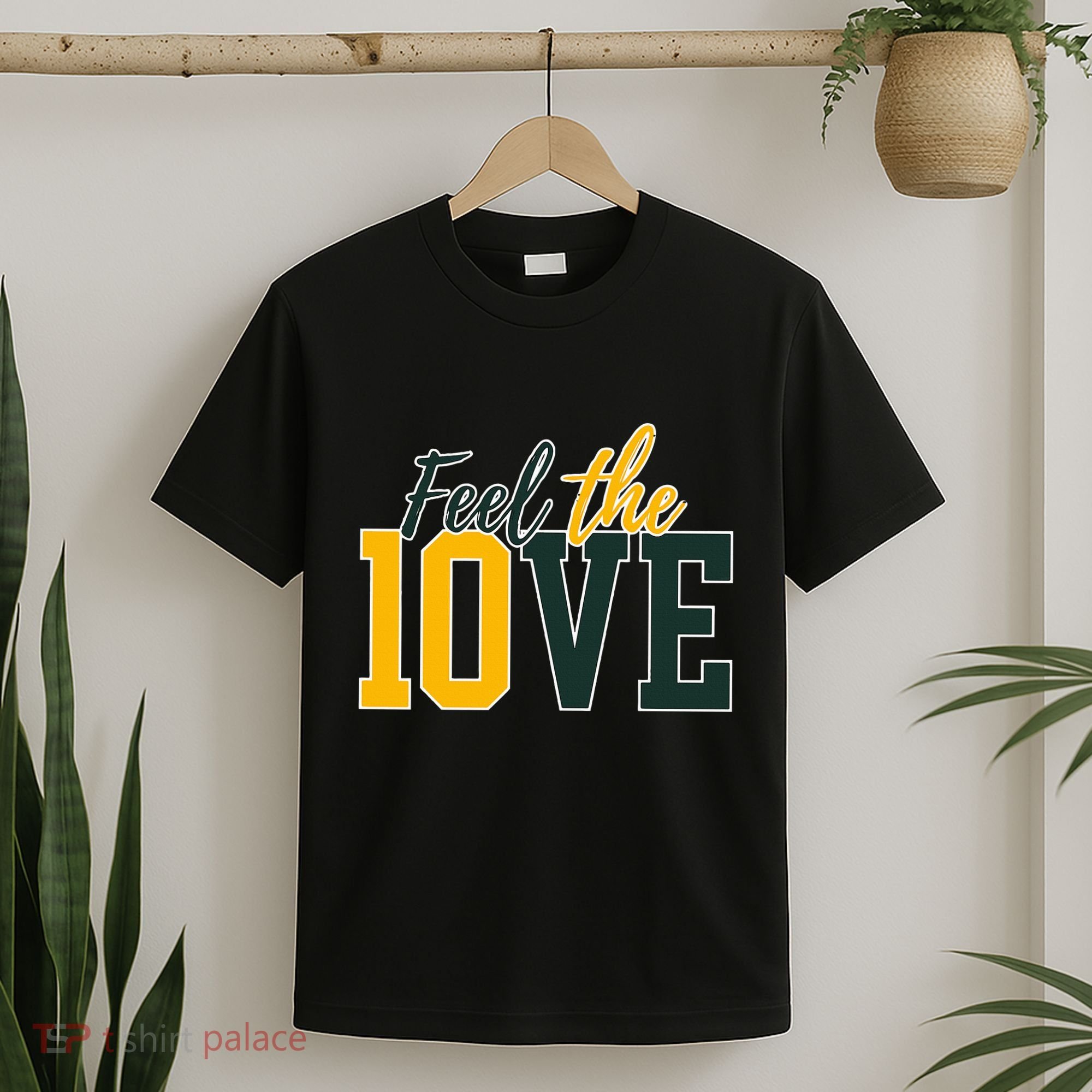Feel The 10ve Jordan Quarterback Love American Football T-Shirt