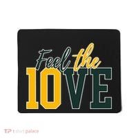Feel The 10ve Jordan Quarterback Love American Football Mousepad thumb 0