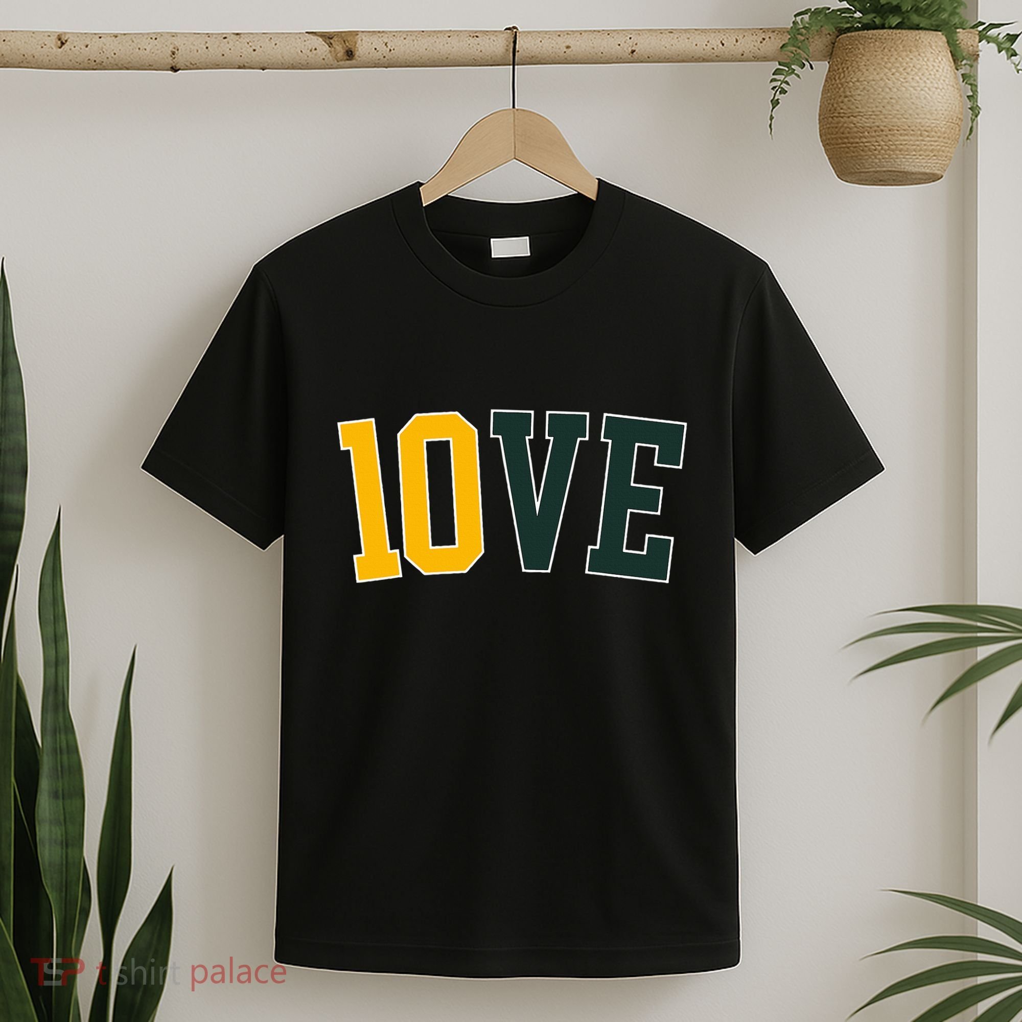 Feel The 10ve Jordan Quarterback Love American Football T-Shirt