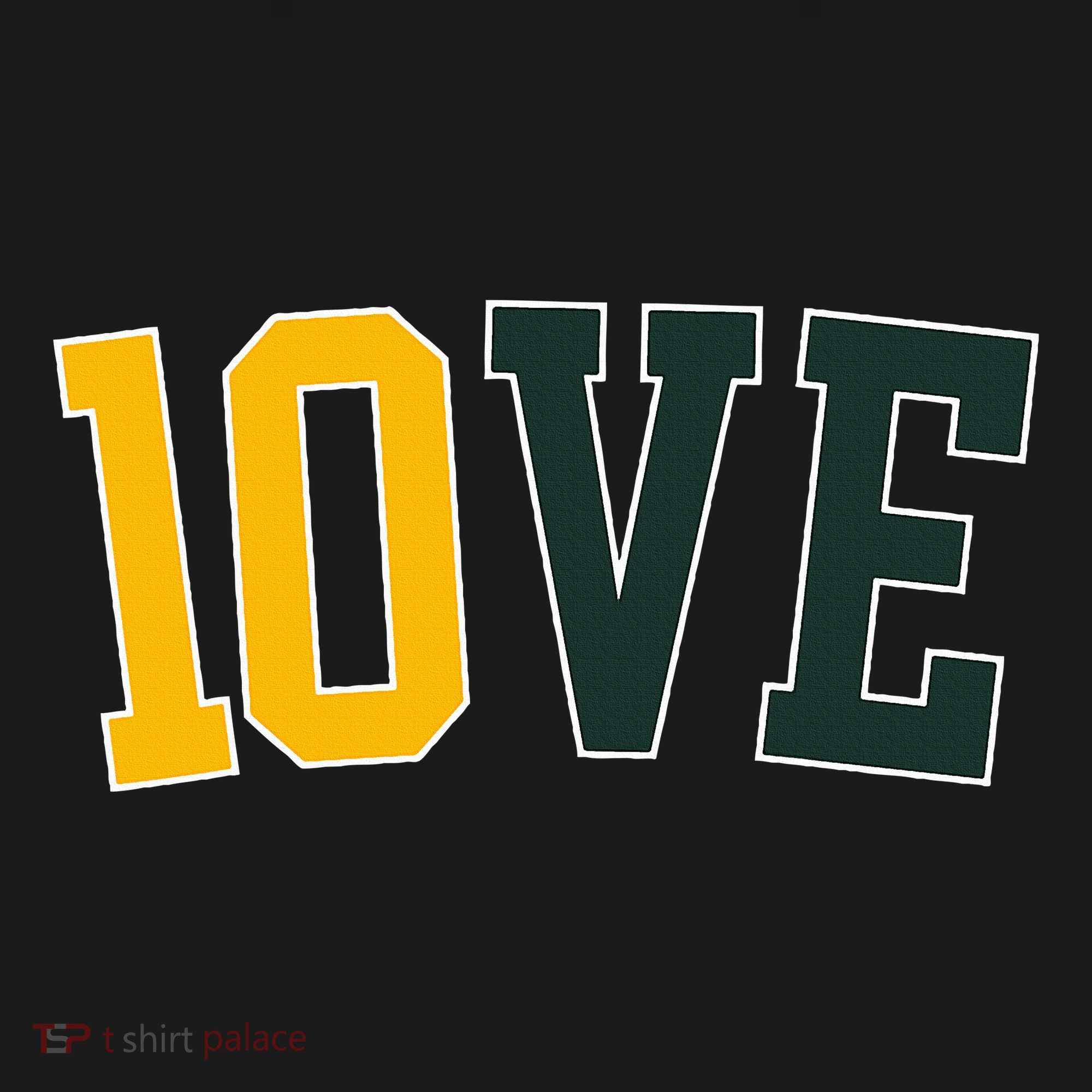 Feel The 10ve Jordan Quarterback Love American Football T-Shirt