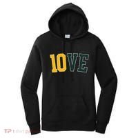 Feel The 10ve Jordan Quarterback Love American Football Women's Hoodie thumb 0