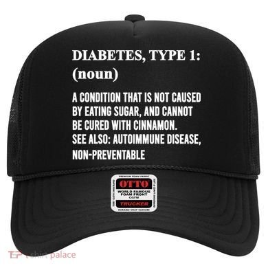 Funny Type 1 Diabetes Definition Diabetes Awareness Hat