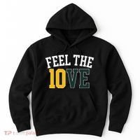 Feel The 10ve Jordan Quarterback Love American Football Hoodie thumb 0
