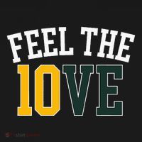 Feel The 10ve Jordan Quarterback Love American Football Women's Hoodie thumb 2
