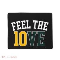 Feel The 10ve Jordan Quarterback Love American Football Mousepad thumb 0