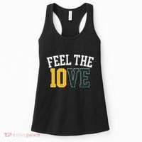 Feel The 10ve Jordan Quarterback Love American Football Women's Tank Top thumb 0