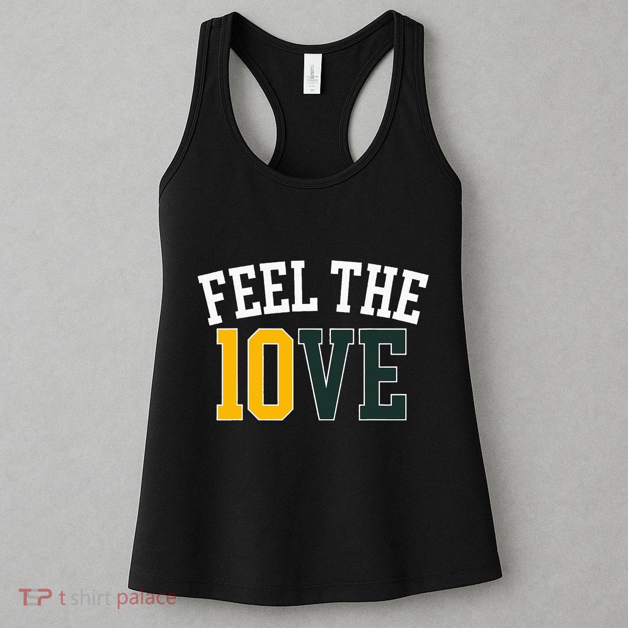 Feel The 10ve Jordan Quarterback Love American Football Women's Tank Top