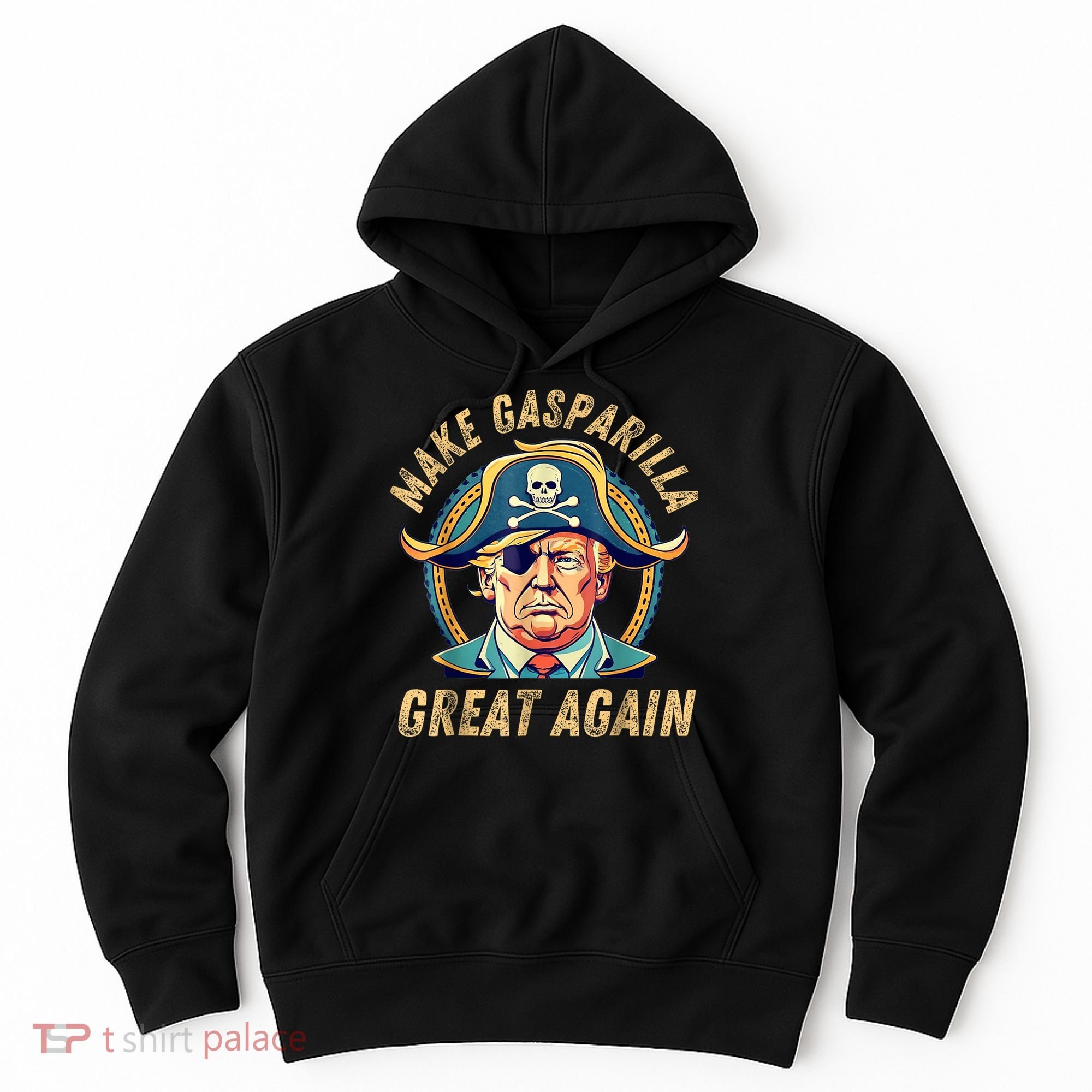 Funny Trump 2024 Make Gasparilla Great Again Gasparilla Hoodie