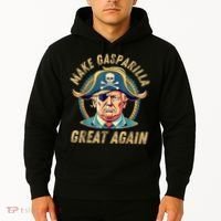 Funny Trump 2024 Make Gasparilla Great Again Gasparilla Hoodie thumb 2