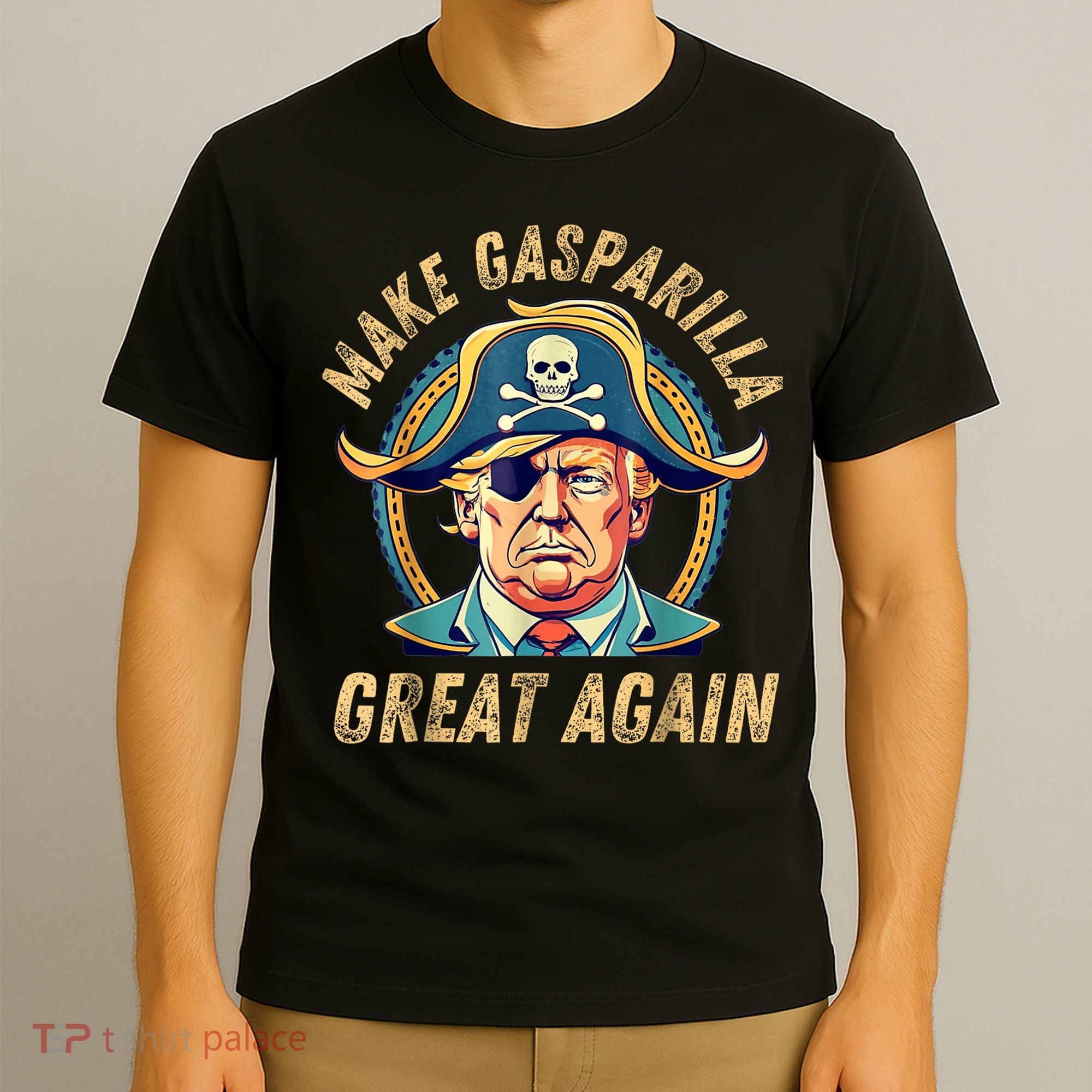 Funny Trump 2024 Make Gasparilla Great Again Gasparilla T-Shirt