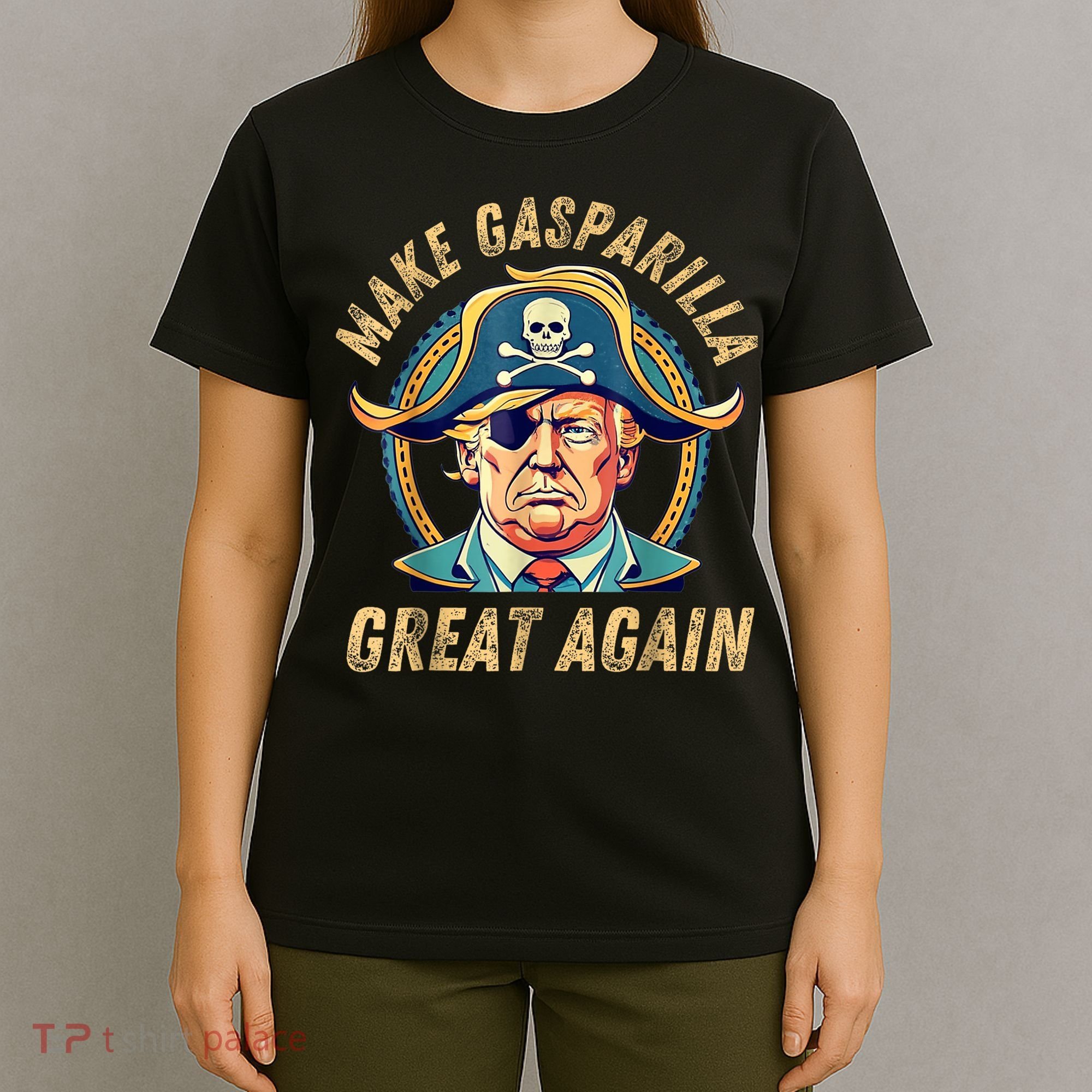 Funny Trump 2024 Make Gasparilla Great Again Gasparilla T-Shirt