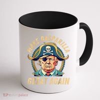 Funny Trump 2024 Make Gasparilla Great Again Gasparilla Coffee Mug thumb 1