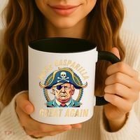 Funny Trump 2024 Make Gasparilla Great Again Gasparilla Coffee Mug thumb 3