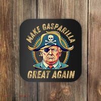 Funny Trump 2024 Make Gasparilla Great Again Gasparilla Coaster thumb 0