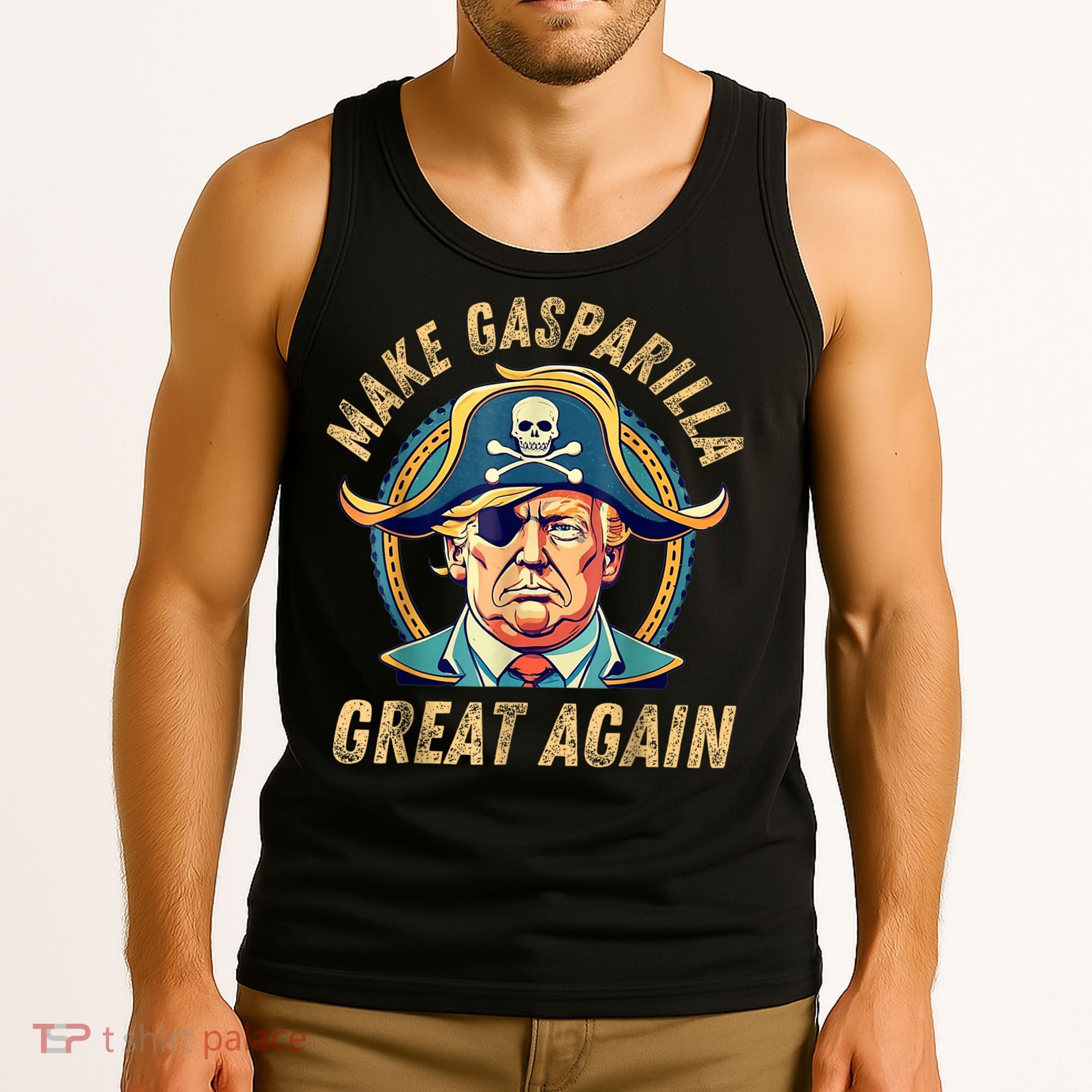 Funny Trump 2024 Make Gasparilla Great Again Gasparilla Tank Top