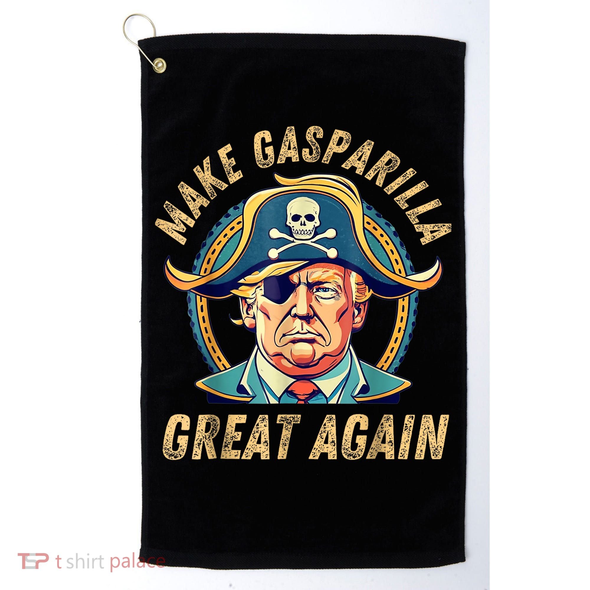 Funny Trump 2024 Make Gasparilla Great Again Gasparilla Golf Towel