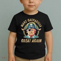 Funny Trump 2024 Make Gasparilla Great Again Gasparilla Toddler T-Shirt thumb 2