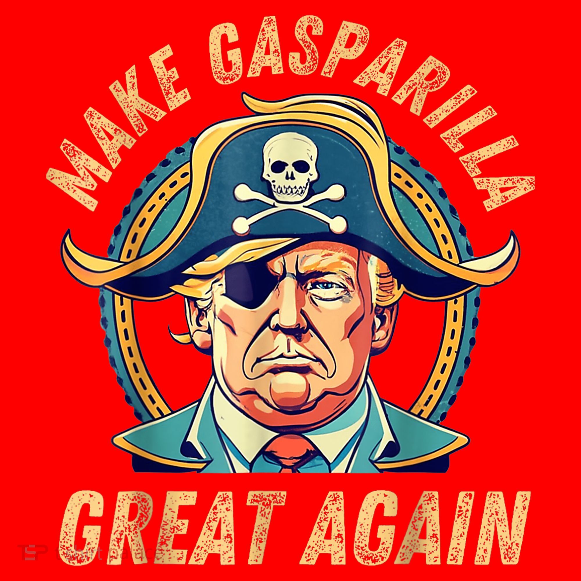 Funny Trump 2024 Make Gasparilla Great Again Gasparilla Santa Hat