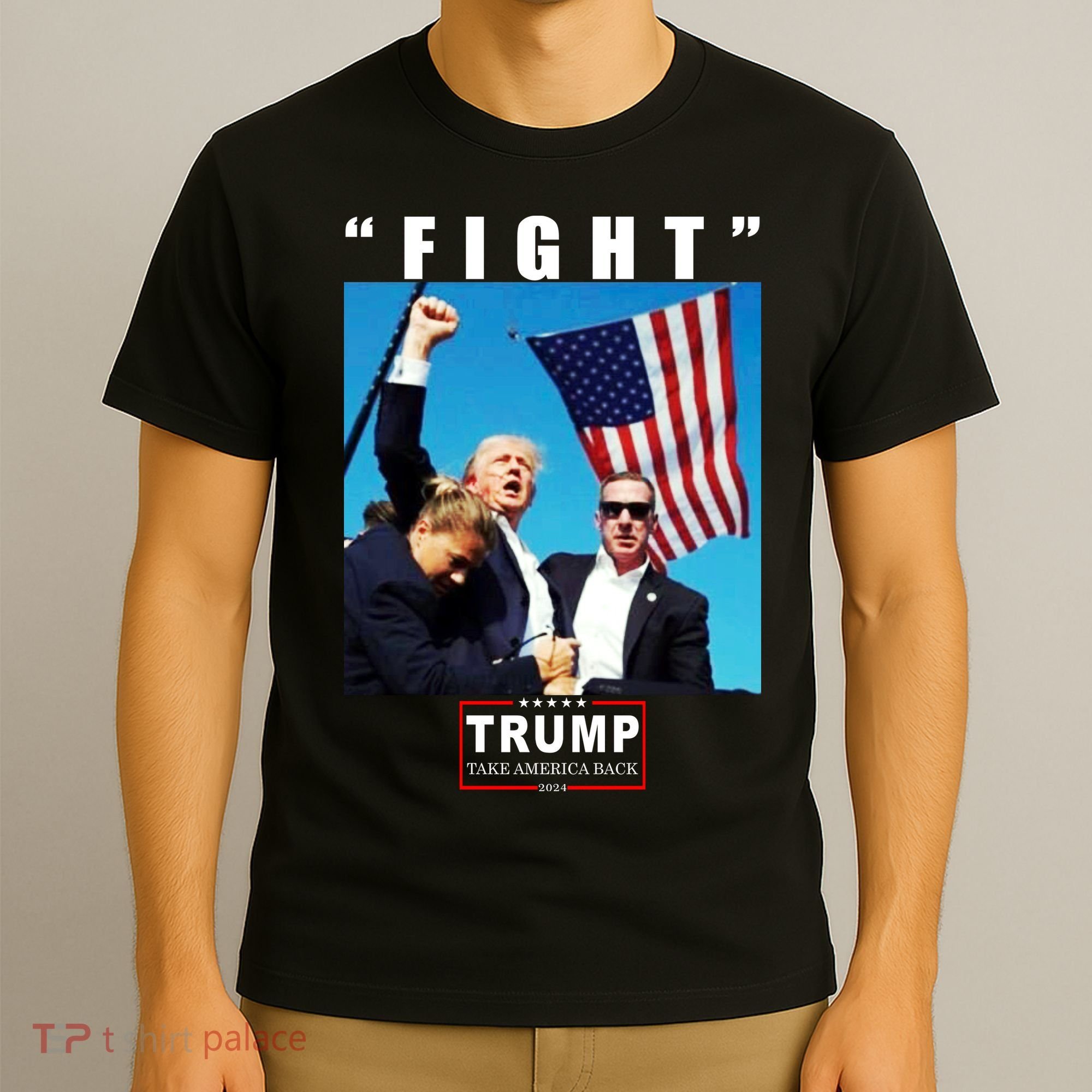 Fight Trump 2024 Take America Back Pennsylvania Rally Shooting T-Shirt