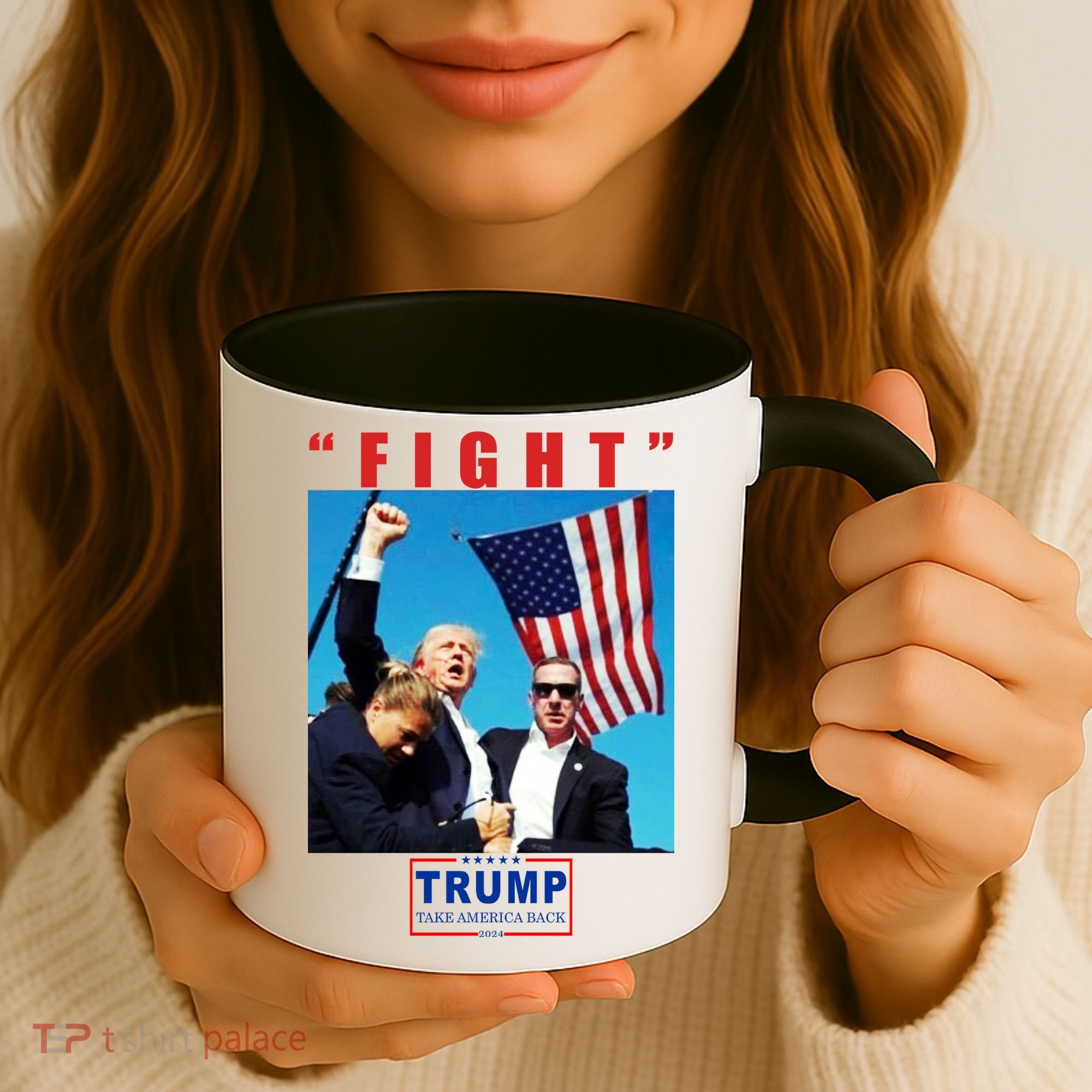 Fight Trump 2024 Take America Back Pennsylvania Rally Shooting Coffee Mug