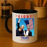 Fight Trump 2024 Take America Back Pennsylvania Rally Shooting Coffee Mug thumb 4