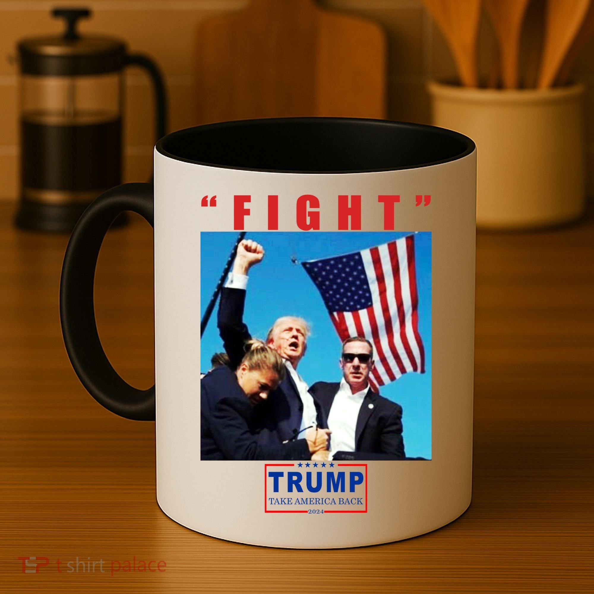 Fight Trump 2024 Take America Back Pennsylvania Rally Shooting Coffee Mug