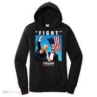 Fight Trump 2024 Take America Back Pennsylvania Rally Shooting Women's Hoodie thumb 0