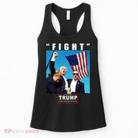 Fight Trump 2024 Take America Back Pennsylvania Rally Shooting Women's Tank Top thumb 0