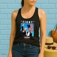 Fight Trump 2024 Take America Back Pennsylvania Rally Shooting Women's Tank Top thumb 2