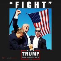 Fight Trump 2024 Take America Back Pennsylvania Rally Shooting Baby Bodysuit thumb 2