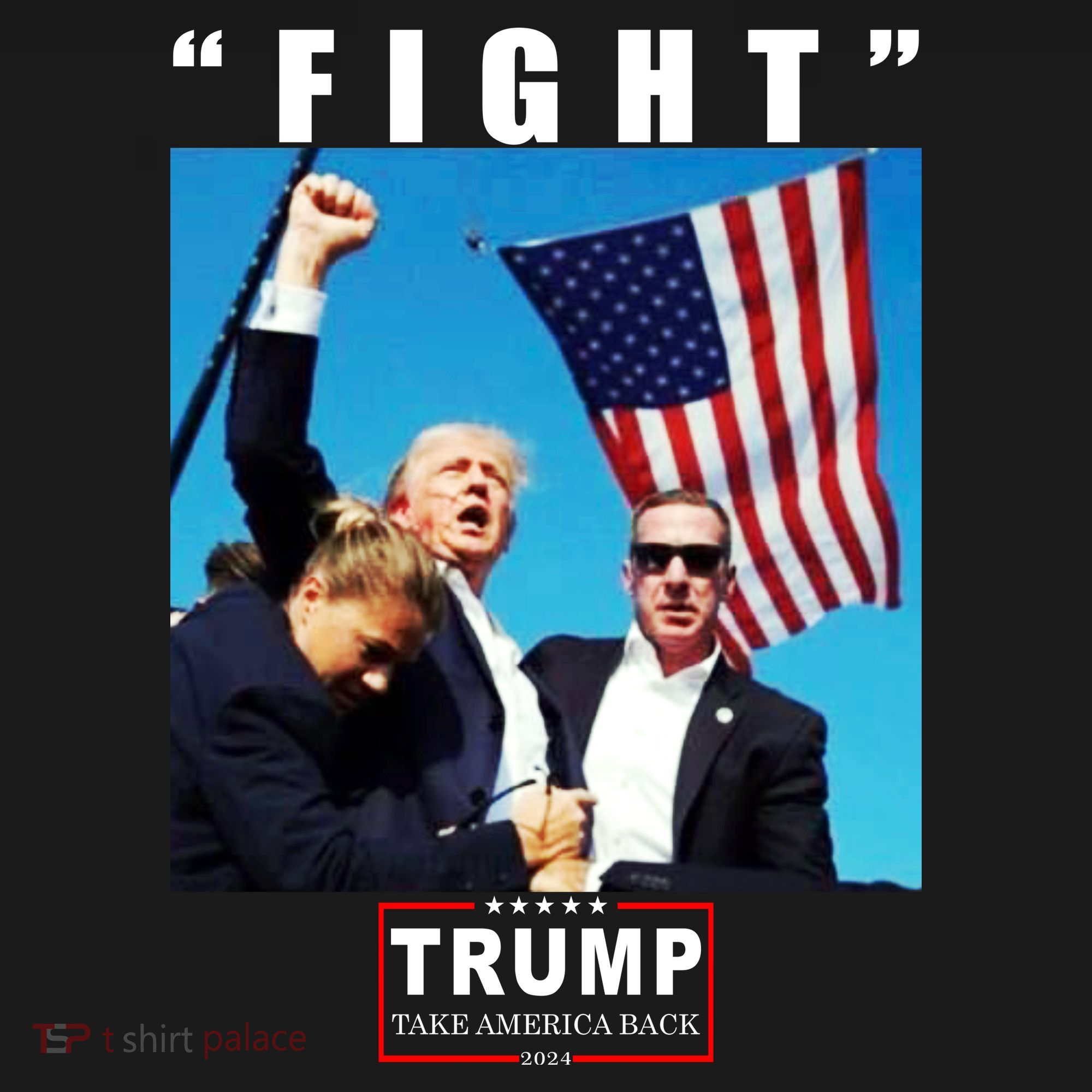 Fight Trump 2024 Take America Back Pennsylvania Rally Shooting Tank Top