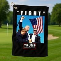 Fight Trump 2024 Take America Back Pennsylvania Rally Shooting Golf Towel thumb 1
