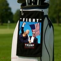 Fight Trump 2024 Take America Back Pennsylvania Rally Shooting Golf Towel thumb 2