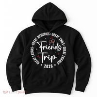 Friends Trip 2026 Girls Vacation Cruise Hoodie thumb 0