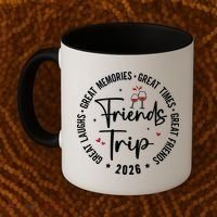 Friends Trip 2026 Girls Vacation Cruise Coffee Mug thumb 2