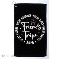 Friends Trip 2026 Girls Vacation Cruise Golf Towel thumb 0