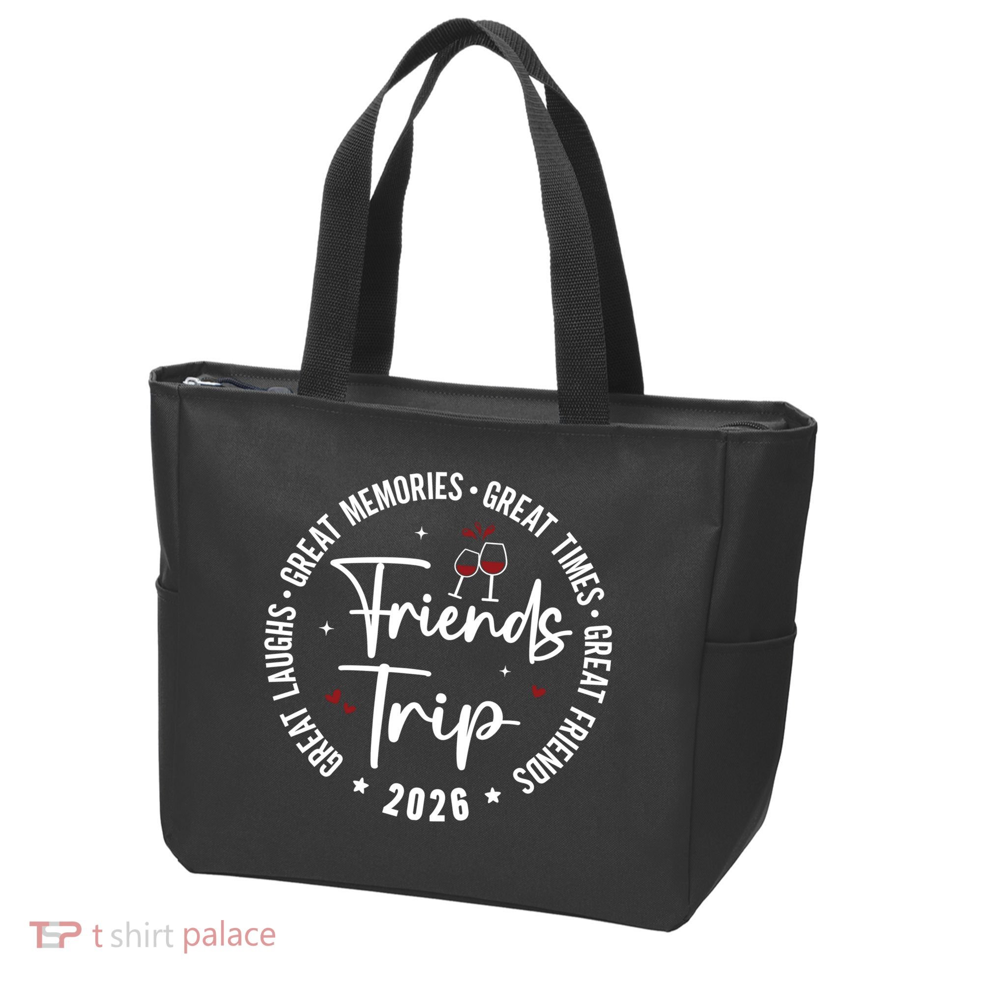 Friends Trip 2026 Girls Vacation Cruise Tote Bag