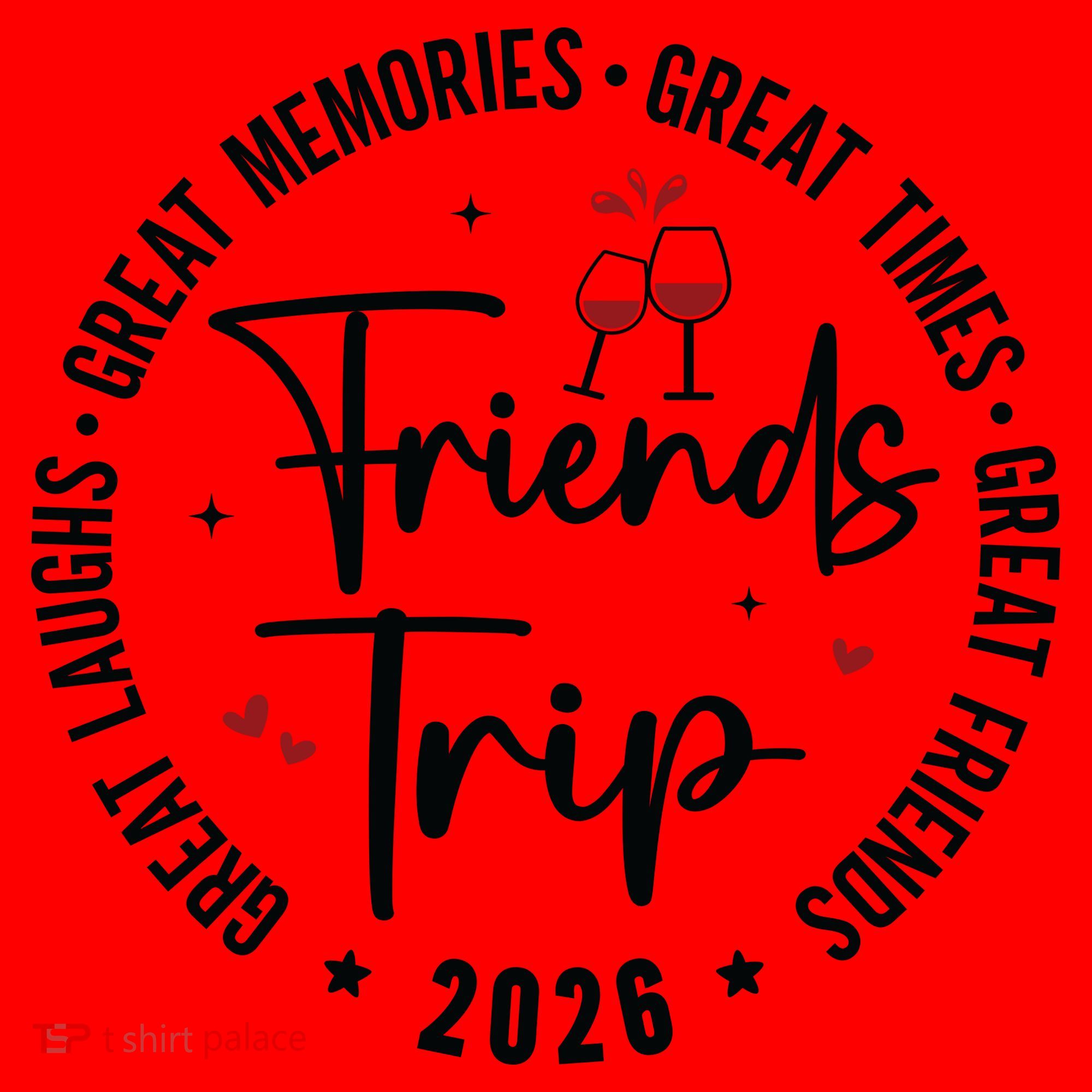 Friends Trip 2026 Girls Vacation Cruise Santa Hat