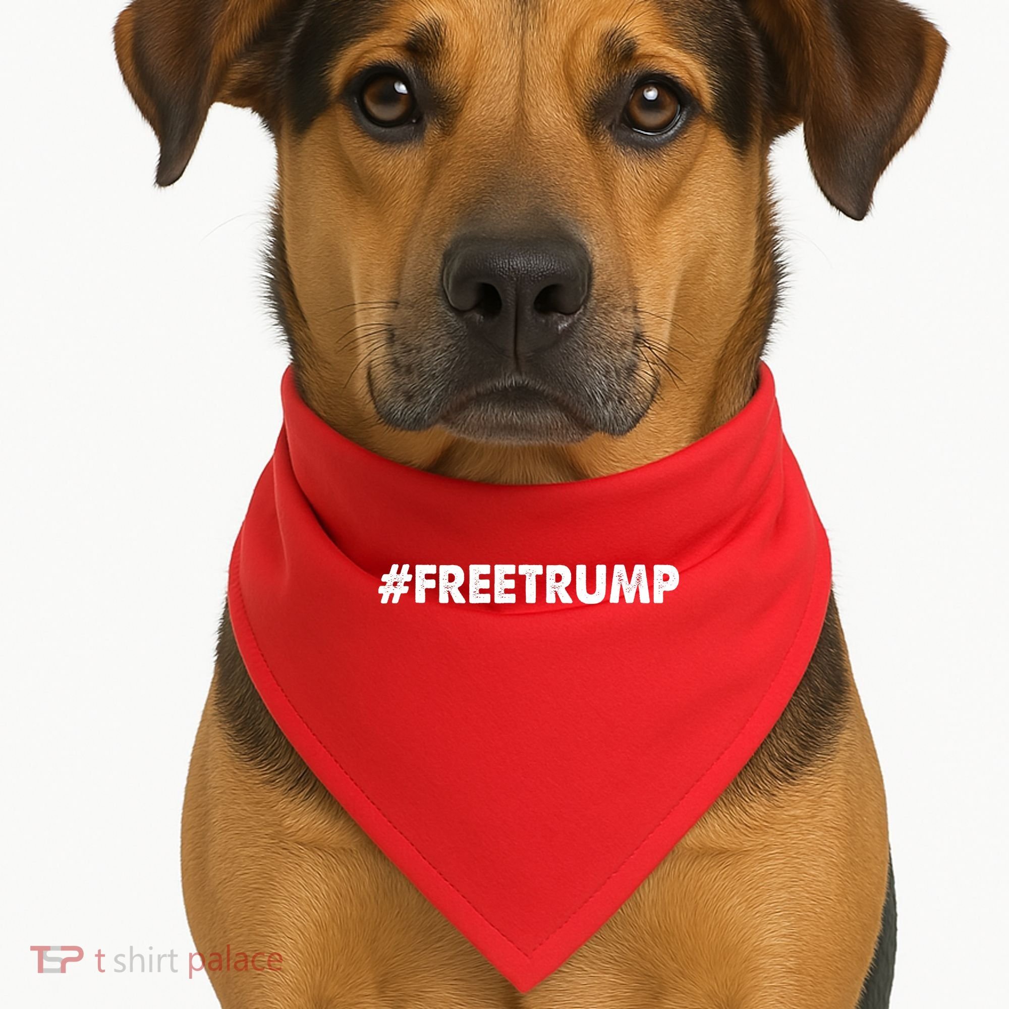 Free Trump 2024 Pro Donald Trump USA-Made Doggie Bandana
