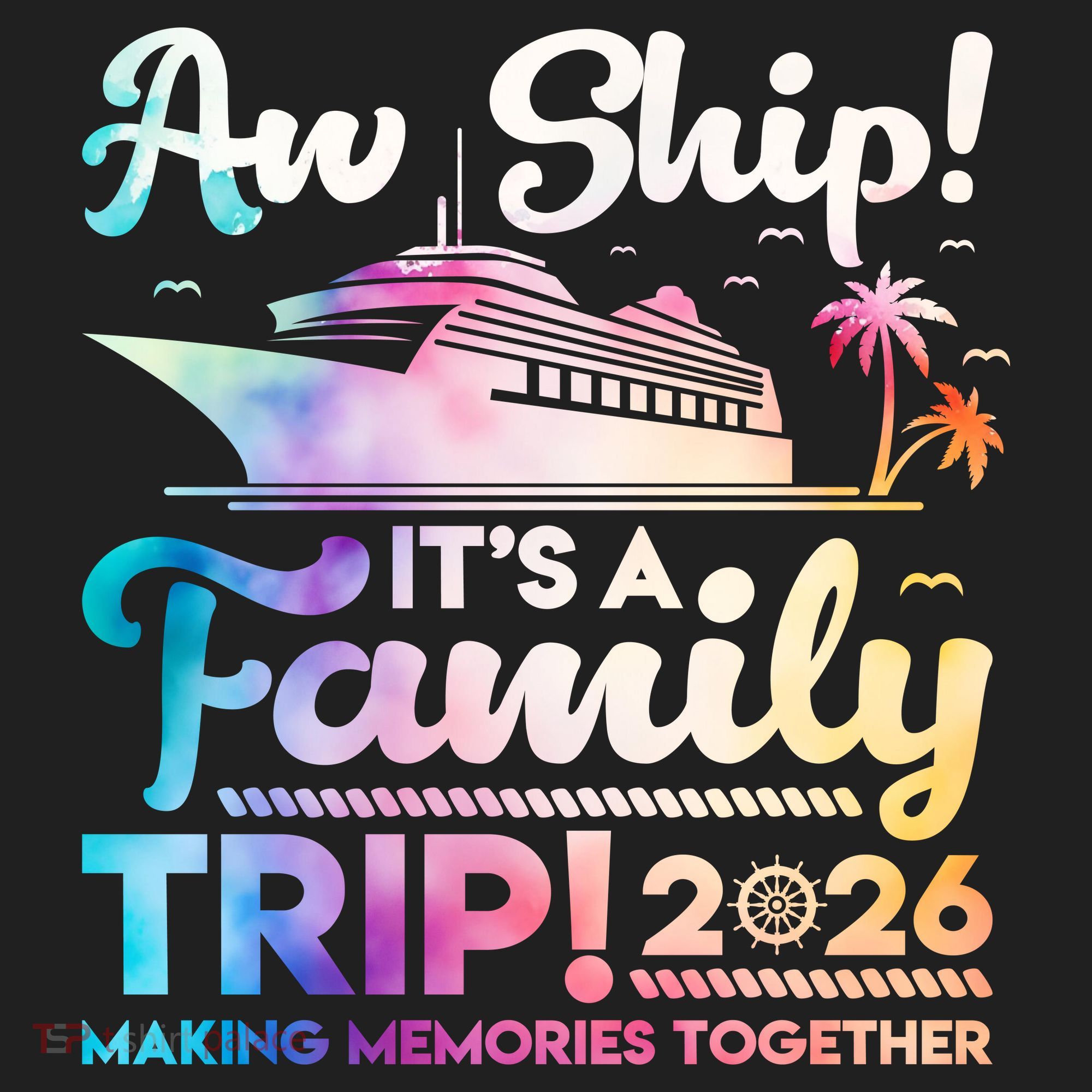 Aw Ship Family Trip 2026 Cruise Vacation Women's Sweatshirt