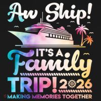 Aw Ship Family Trip 2026 Cruise Vacation Women's Hoodie thumb 2