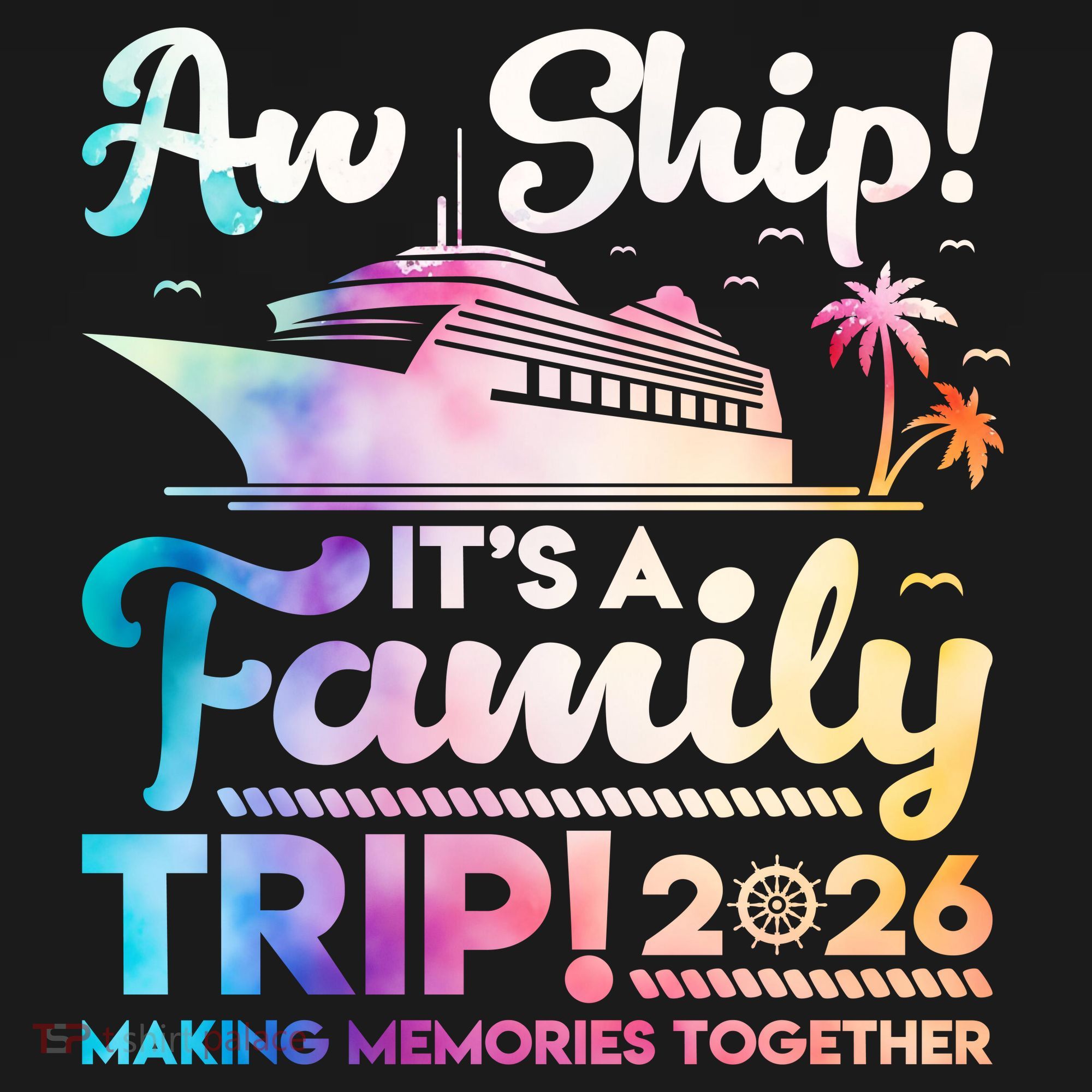 Aw Ship Family Trip 2026 Cruise Vacation Women's Tank Top
